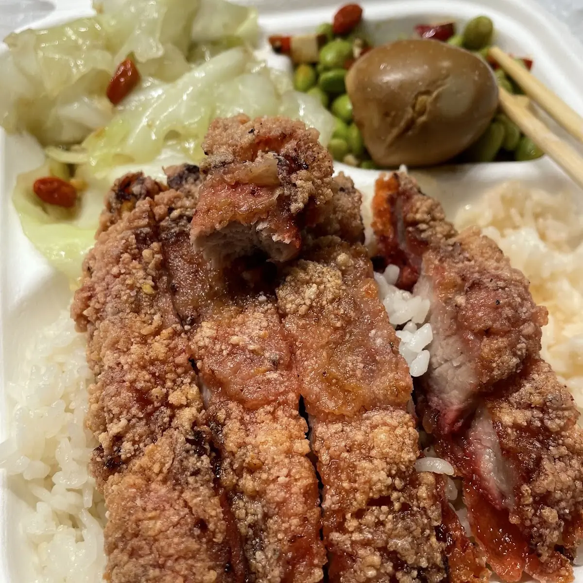 fried chicken cutlet bento 炸雞排便當